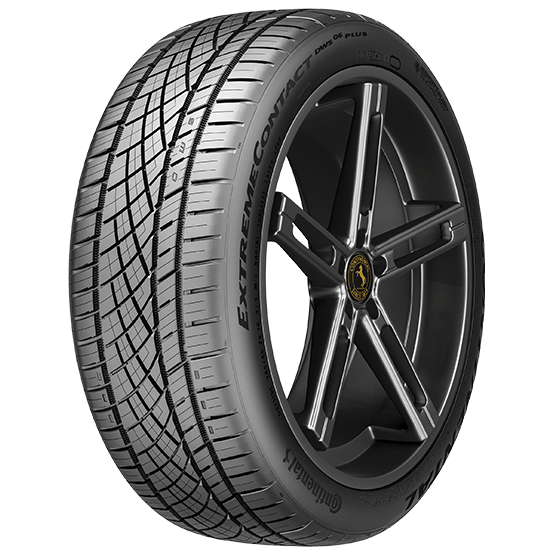 Continental ExtremeContact DWS06 Plus tire with asymmetric tread