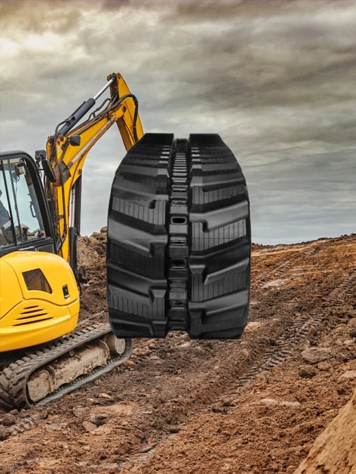 Dynamo Direct Tread rubber track, official distributor product photo