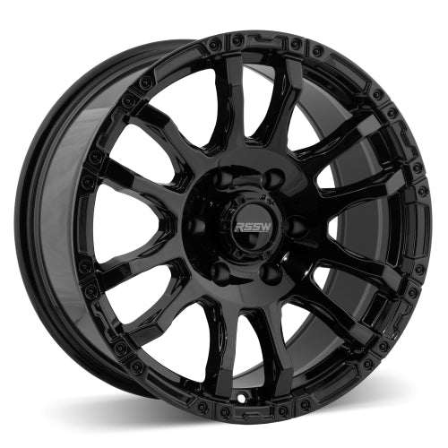 RSSW Force alloy wheel in Gloss Black